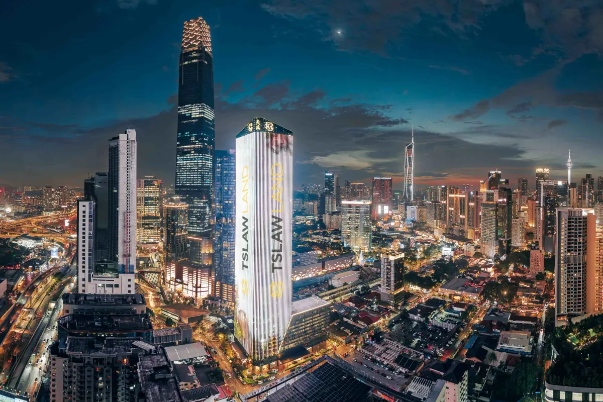 TSLAW Tower, completed Grade-A office and retail landmark by TSLAW Land in Kuala Lumpur